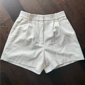 Abercombie White Women's Tailored Shorts